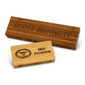 Bamboo Nameplate (7"x2")